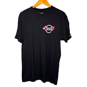 Y&R Young & Reckless Short Sleeve T-Shirt Black Street Logo 100% Cotton Size L‎